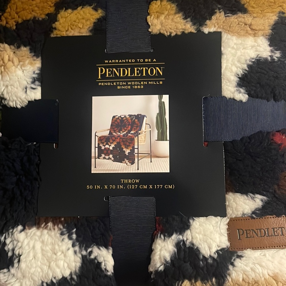 Beautiful luxurious baby soft Pendleton throw for your home.